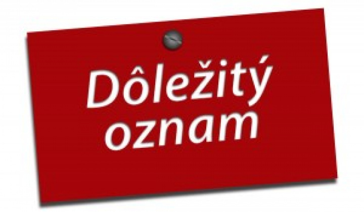DOLEŽITÝ OZNAM - Slintačka a krívačka - mimoriadne opatrenia - aktualizácia k 29.4.2025