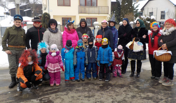 1. fotografia fotogalérie 21.1.2017 - Fašiangová sánkovačka