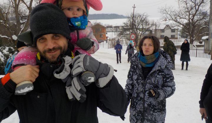 5. fotografia fotogalérie 21.1.2017 - Fašiangová sánkovačka