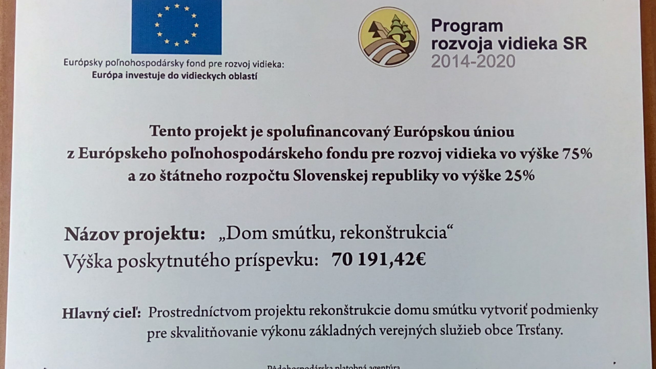 Fotografia fotogalérie Rekonštrukcia Domu smútku 2019